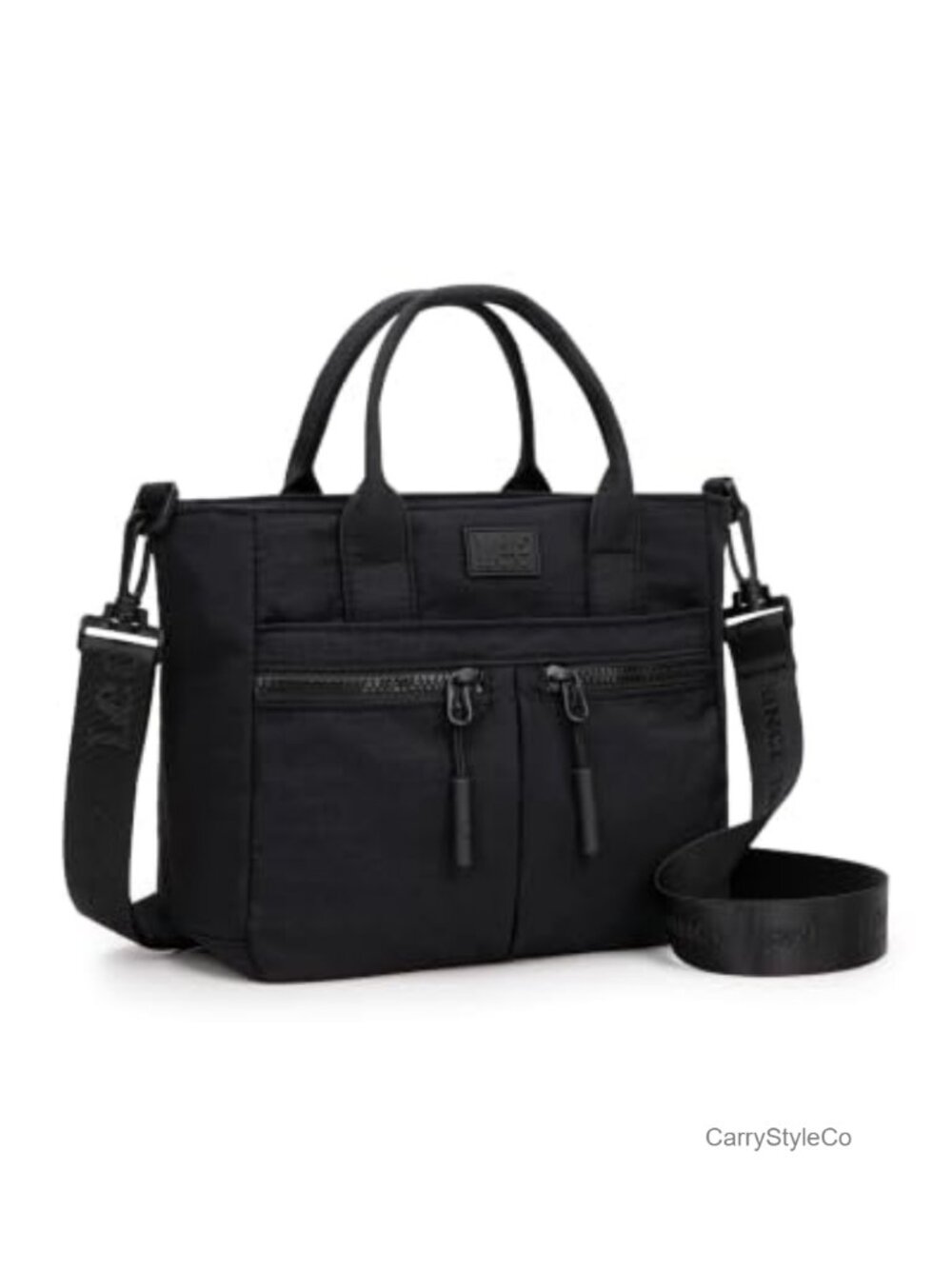 Mini Nylon Tote Bag Crossbody Purse Multi Pocket Zipper Women Everyday